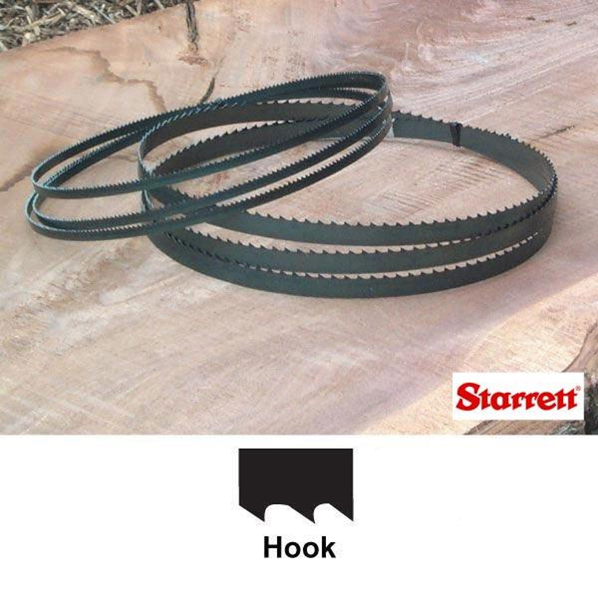 Duratec SFB Bandsaw Blade - 93-1/2" x 3/4" x .032" - 4 TPI - Hook alt 5