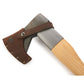 German Rhine Camping and Wilderness Axe with Leather Sheath - 27.5" Handle alt 75