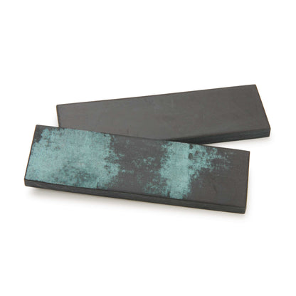 WR Black & Blue Micarta 8mm x 1-1/2" x 5" Knife Scale 2pc alt 0