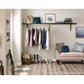 Premium Wood Shelf 40" - 72" W Hang Rod, Chrome alt 0