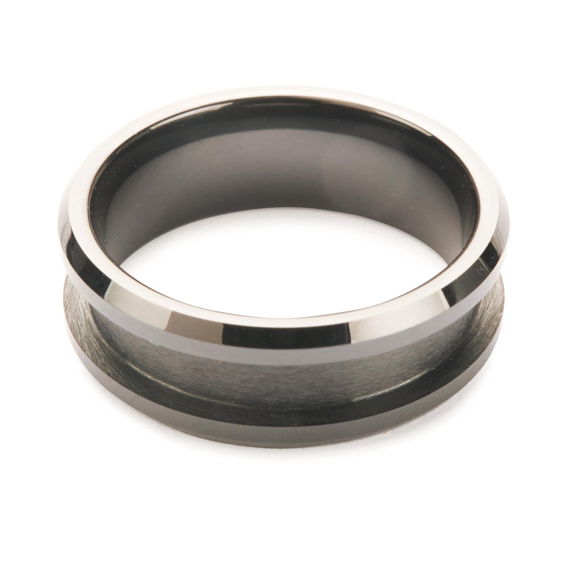 Black Ceramic Ring Core 8mm #12.5 alt 1