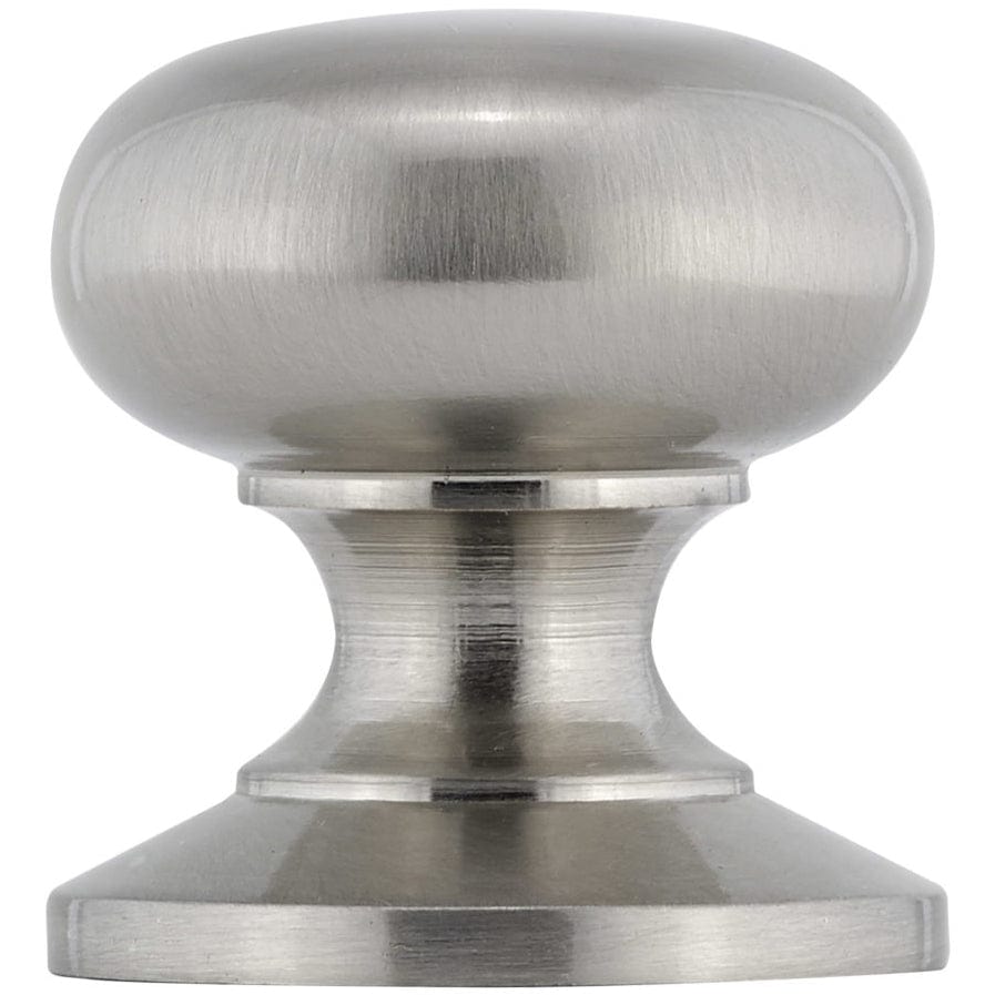 Traditional Knob, 1-1/4" D, Brushed Nickel alt 0