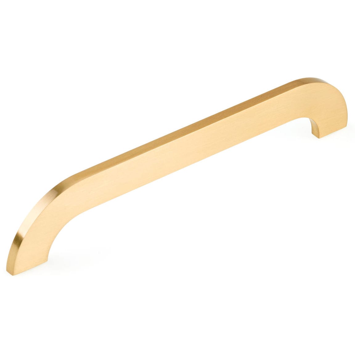 Contemporary Pull, 7-9/16" Center-to-Center, Brushed Gold alt 0
