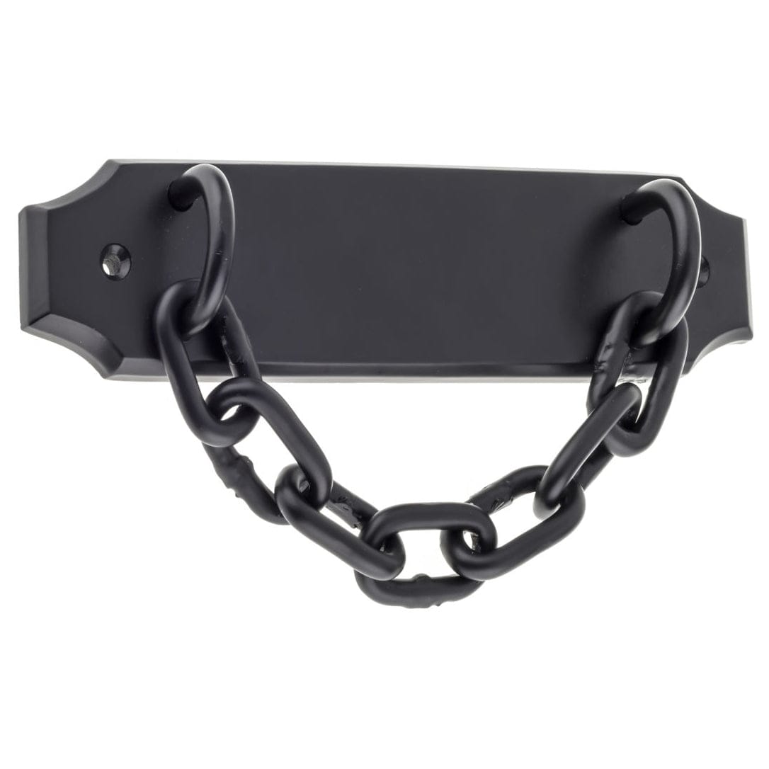 Eclectic Pull with Chain, 6-5/16" Center-to-Center, Matte Black alt 0