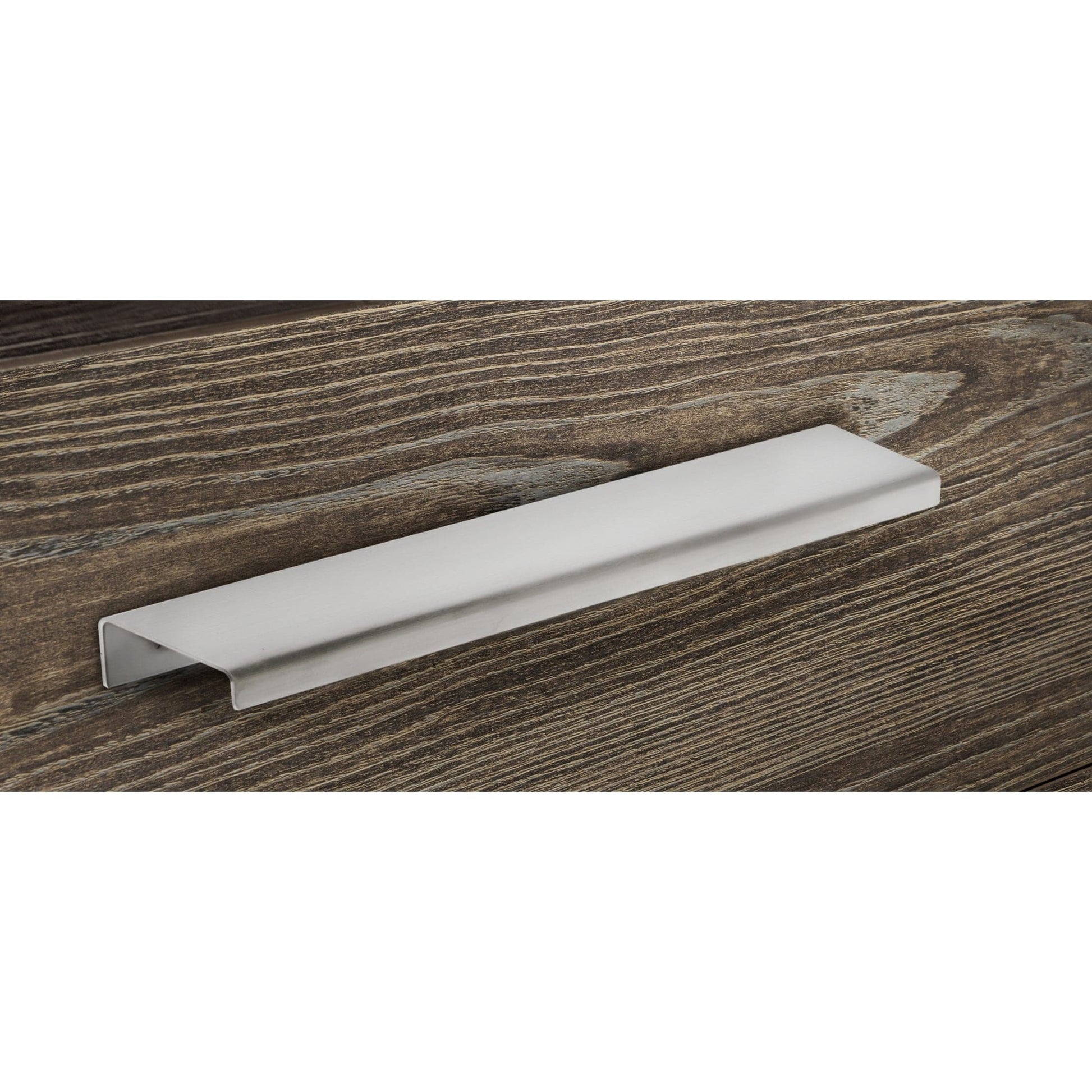 Contemporary Edge Pull, 29" Center-to-Center, Stainless Steel alt 0