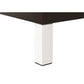 9-27/32" (250 mm) Adjustable Furniture Leg Matte White Pack of 4 alt 0