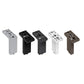 9-27/32" (250 mm) Adjustable Contemporary Versatile T or L Shaped Furniture Leg Matte Black alt 0