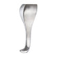 9-3/8" (238 mm) Curved Furniture Leg Brushed Aluminum alt 0