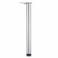 27-1/2" (700 mm) Adjustable Table Leg Chrome Pack of 4 alt 0