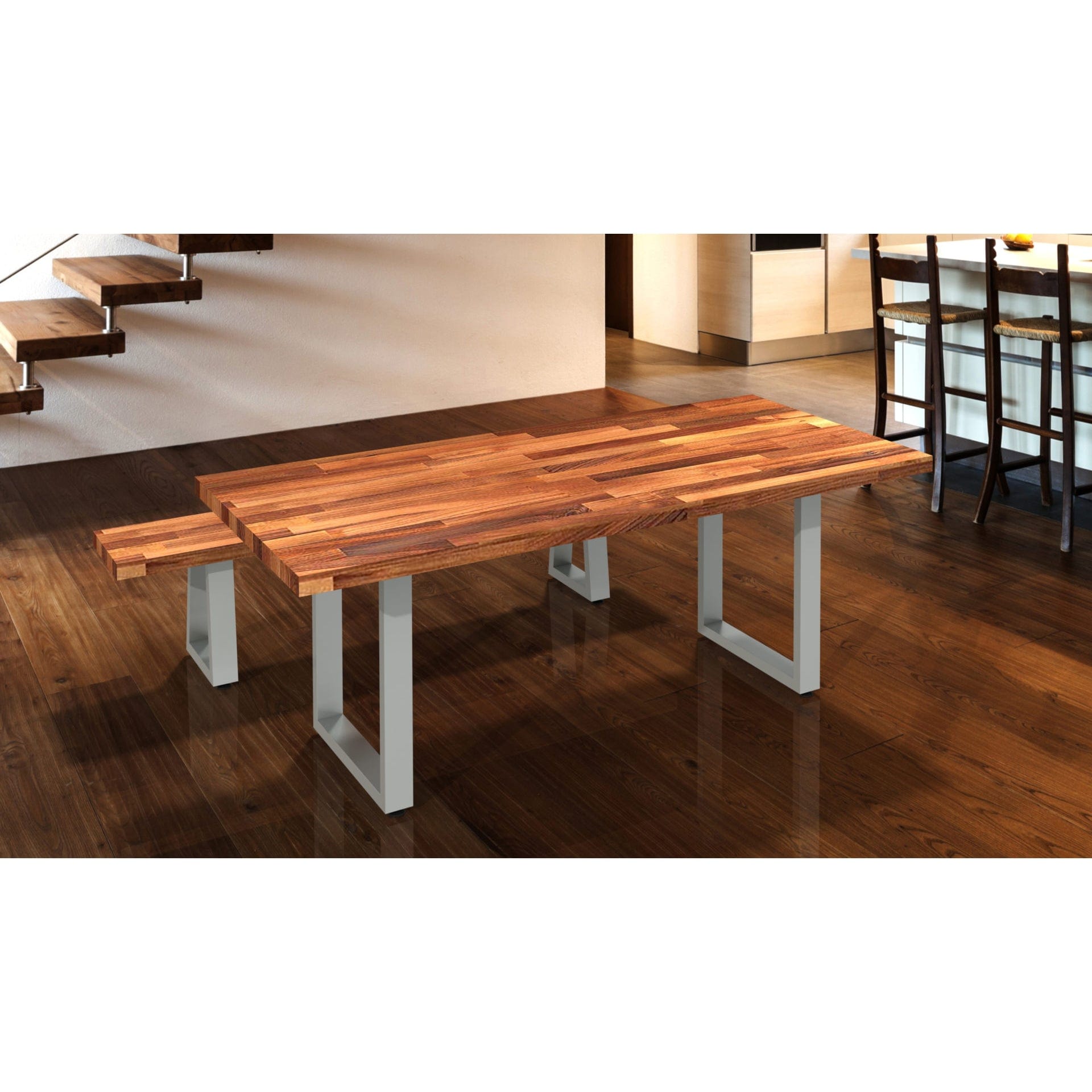 28" (710 mm) Adjustable Legs for Structural Table Stainless, 1 Pair alt 0