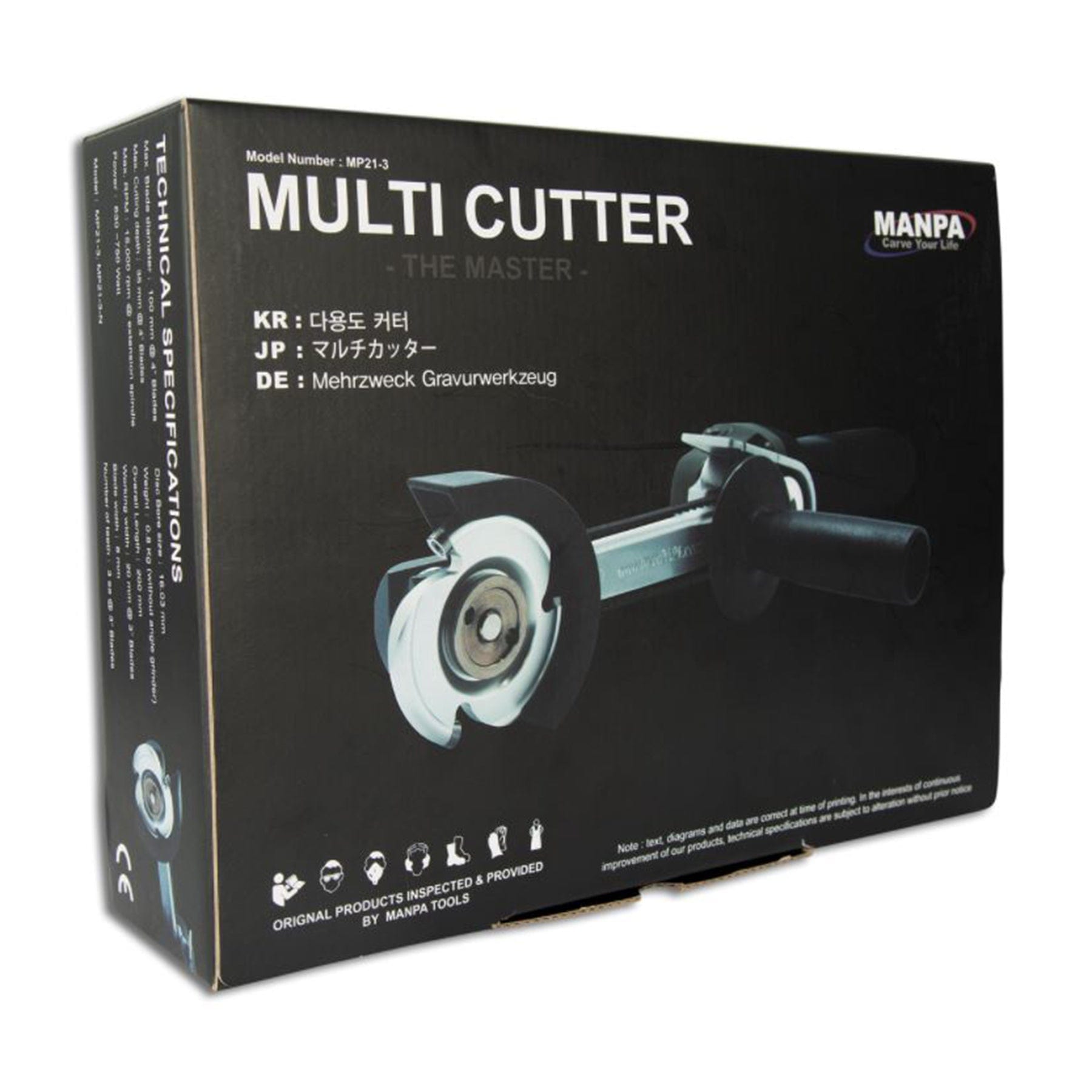 3" Multi Cutter Master 5/8"-11 alt 0