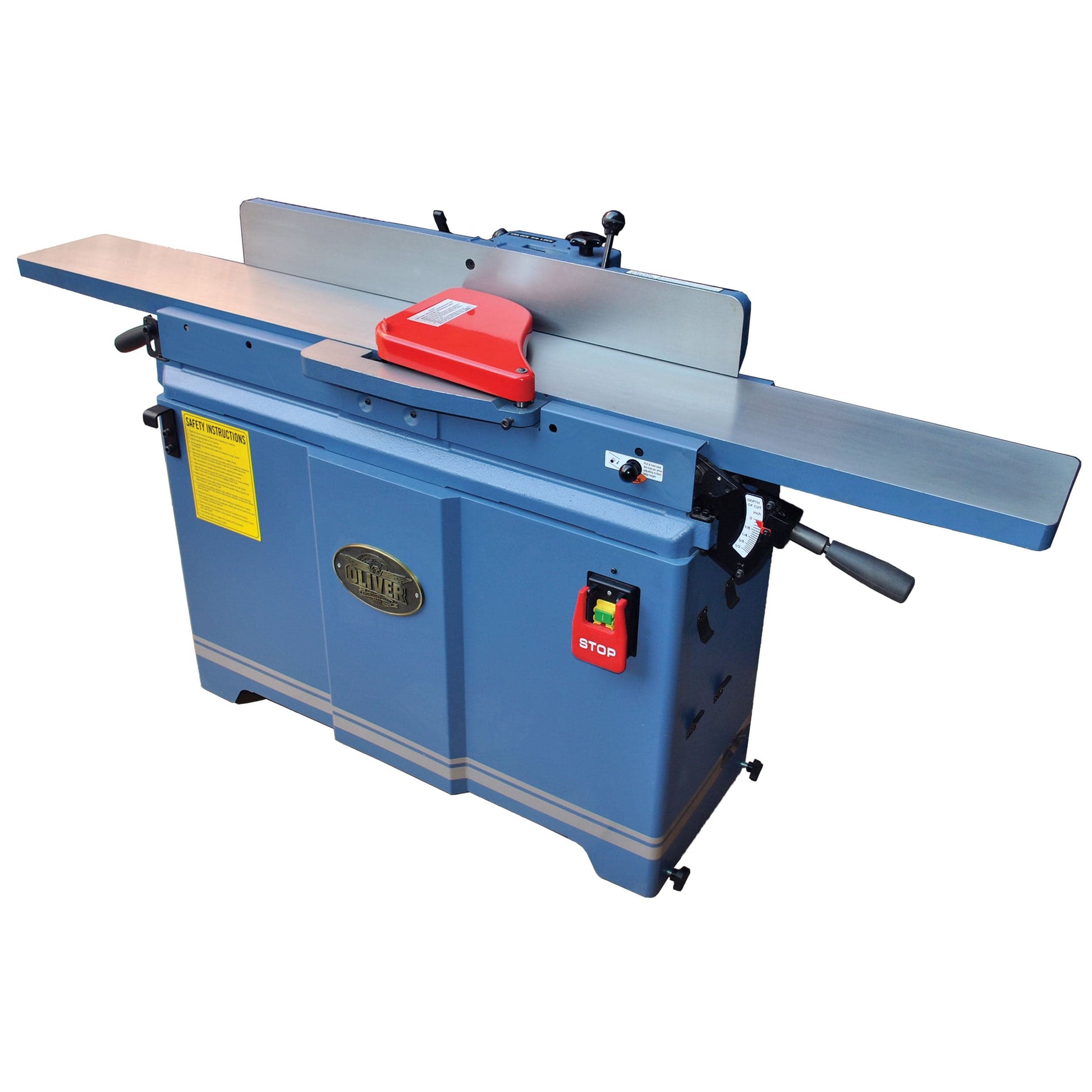 8" Parallelogram Jointer with 4-sided Insert Helical Cutterhead 2HP 1Ph 220V only alt 0