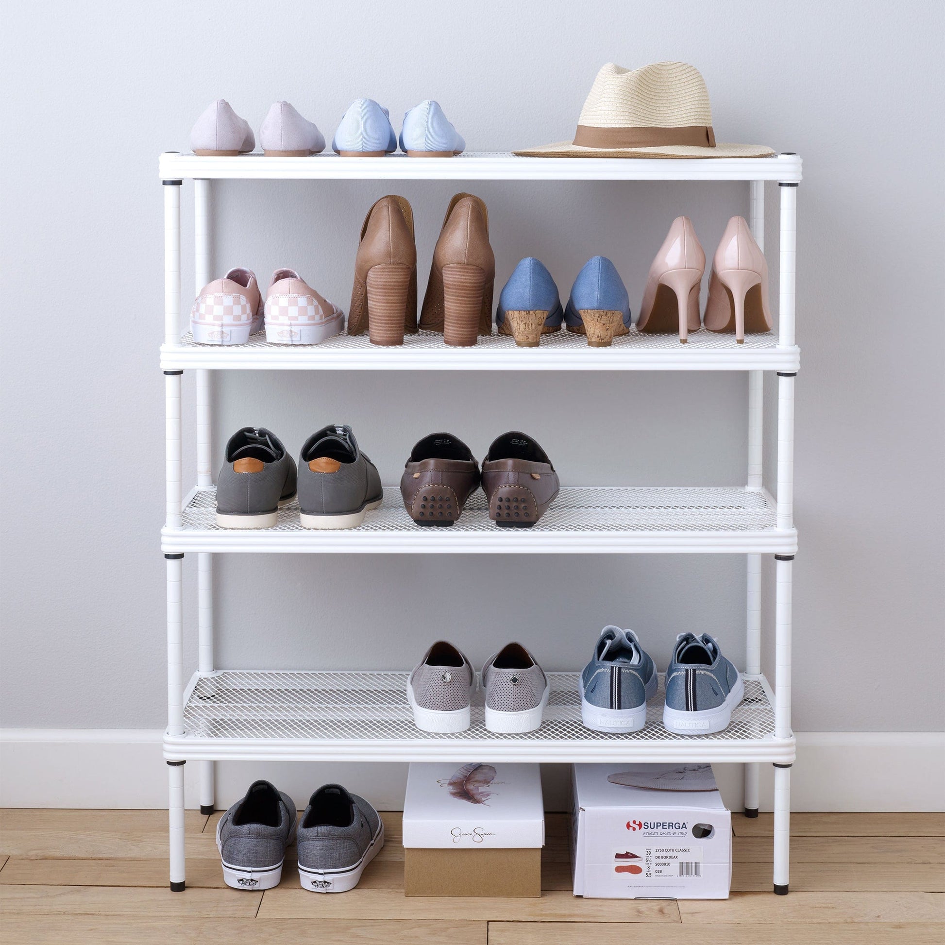 MeshWorks Shoe Shelf Silver alt 0