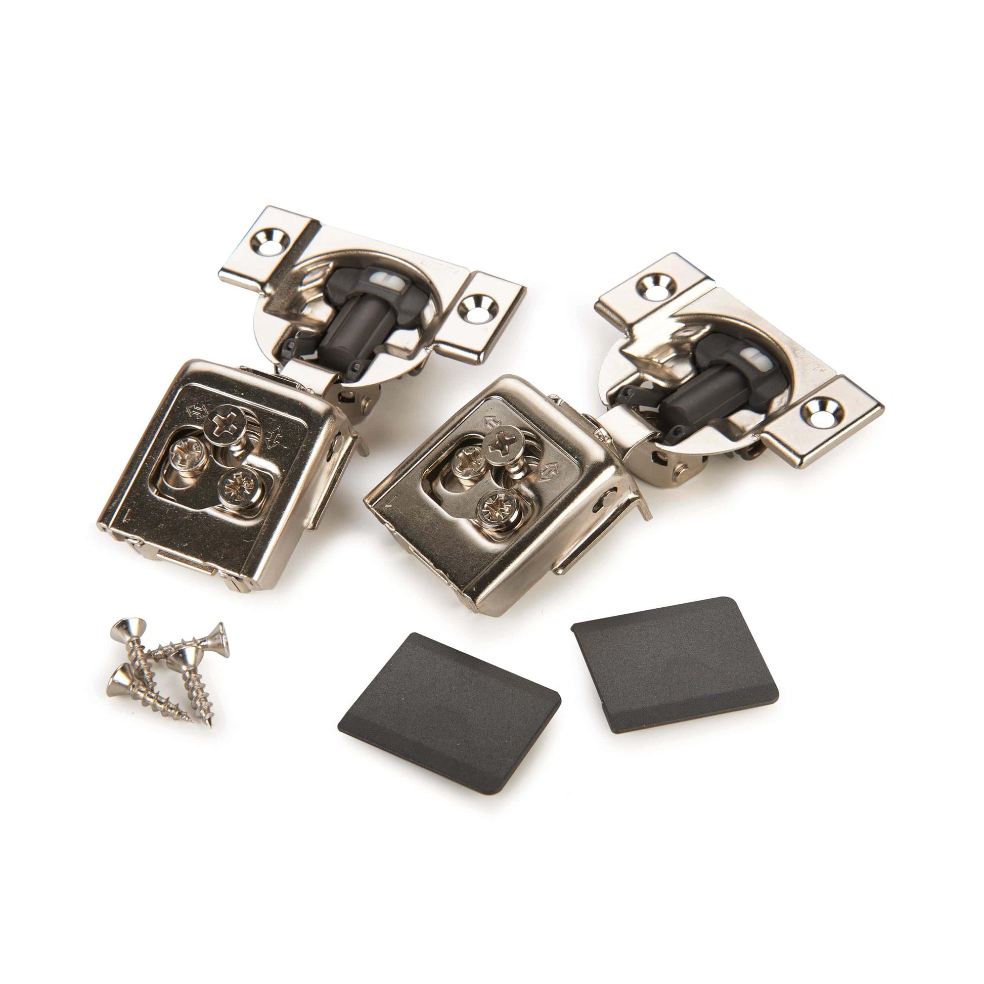 Compact Clip 1" Overlay Face Frame Hinge with Blumotion Pair alt 0