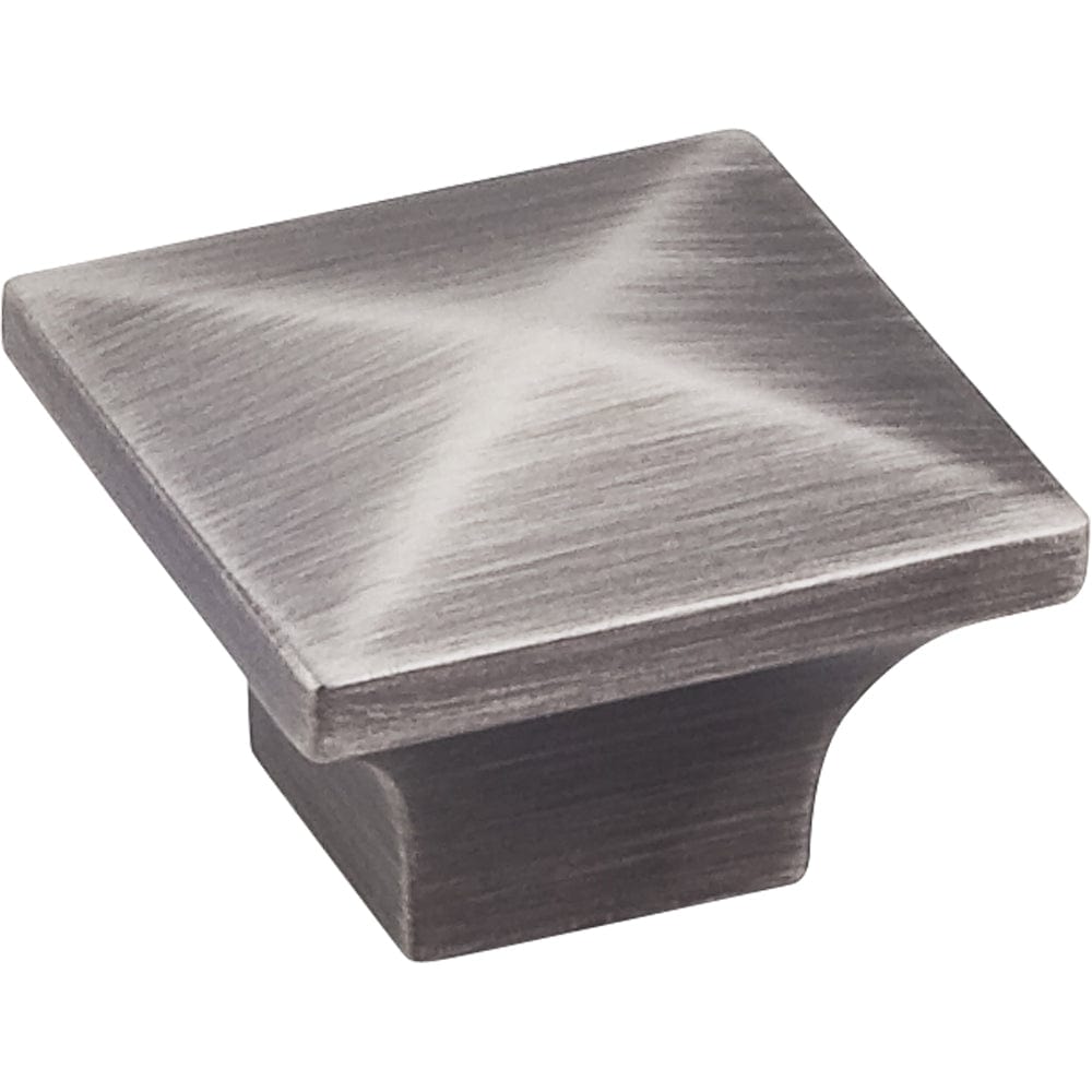 Cairo Knob, 1-1/4" O.L., Brushed Pewter alt 0