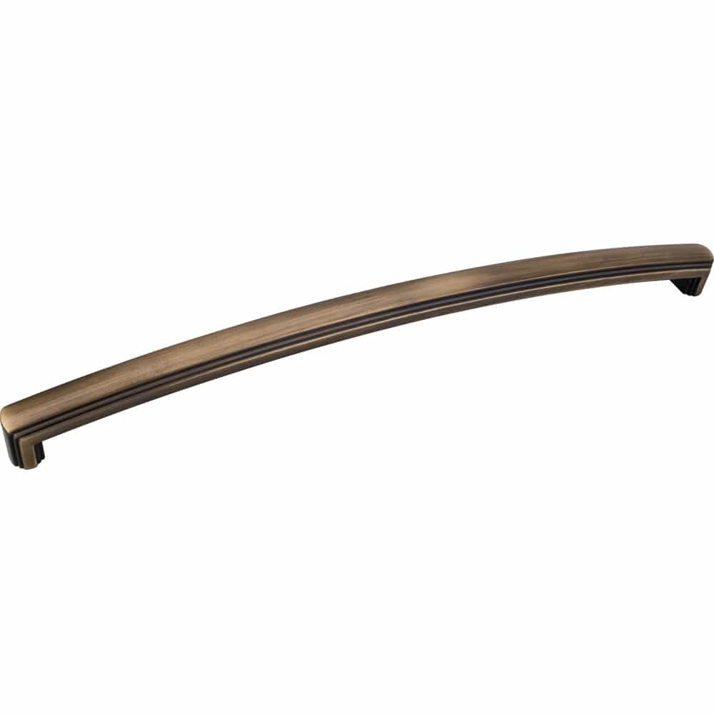 Delgado Appliance Handle, 12" C/C, Antique Brushed Satin Brass alt 0