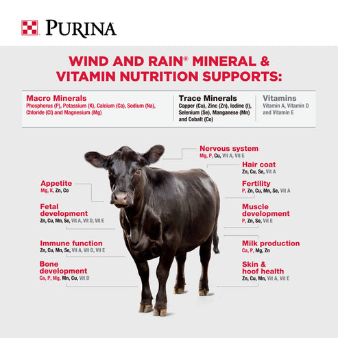 Purina® Wind & Rain® Storm® Hi-Mag 4 Complete Cattle Mineral