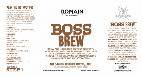 Domain Outdoor Boss Brew Food Plot Mix