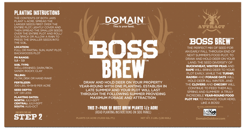 Domain Outdoor Boss Brew Food Plot Mix