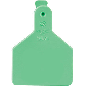 Z Tags No-Snag Calf Ear Tags Green Blank (Green)