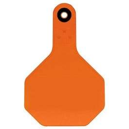 All American Livestock Tag, Blank, Medium, Orange, 25-Pk.